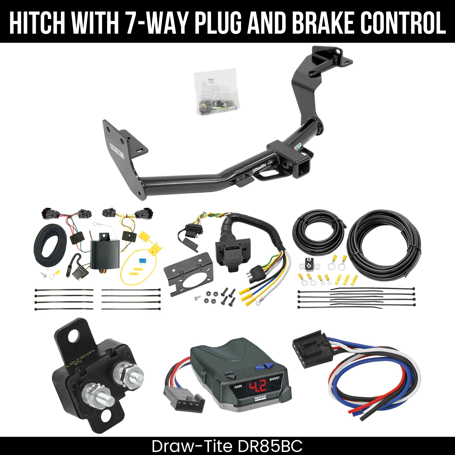 Trailer Hitch , 7-Way , Reese Brake EVN Control