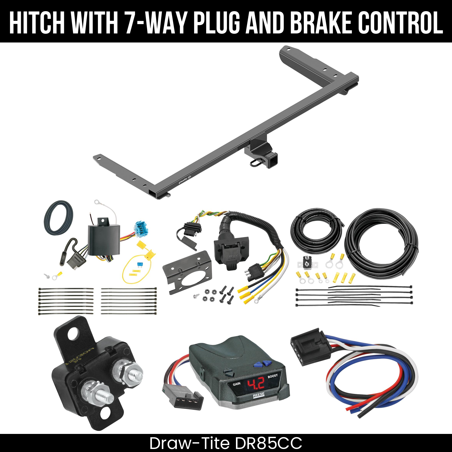 Trailer Hitch , 7-Way , Reese Brake EVN Control