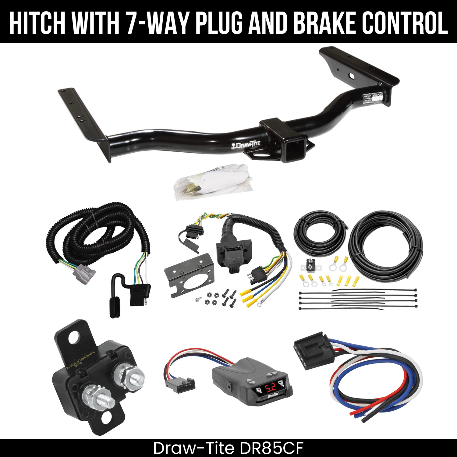 Trailer Hitch , 7-Way , Draw-Tite Activator IV Brake Control