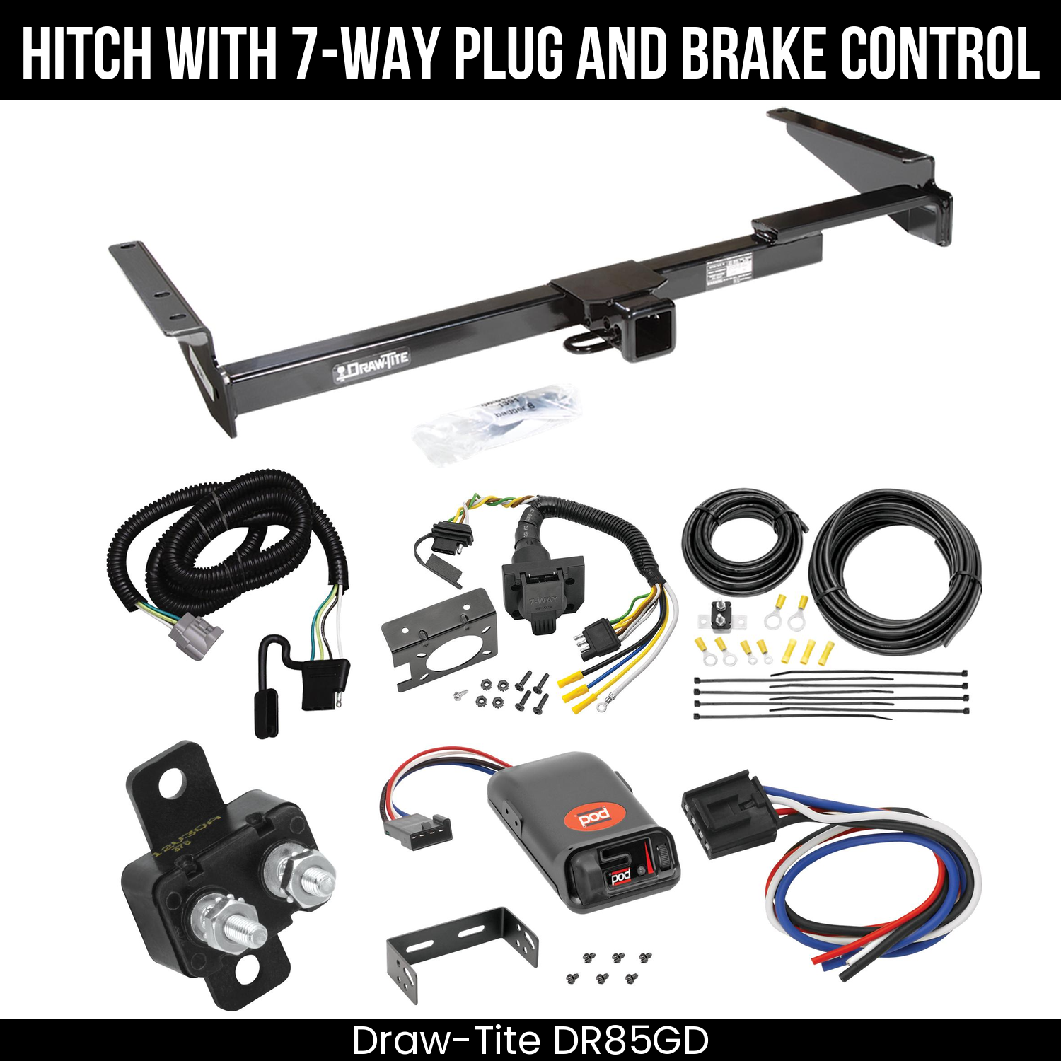 Trailer Hitch , 7-Way , Pro Series POD Brake Control