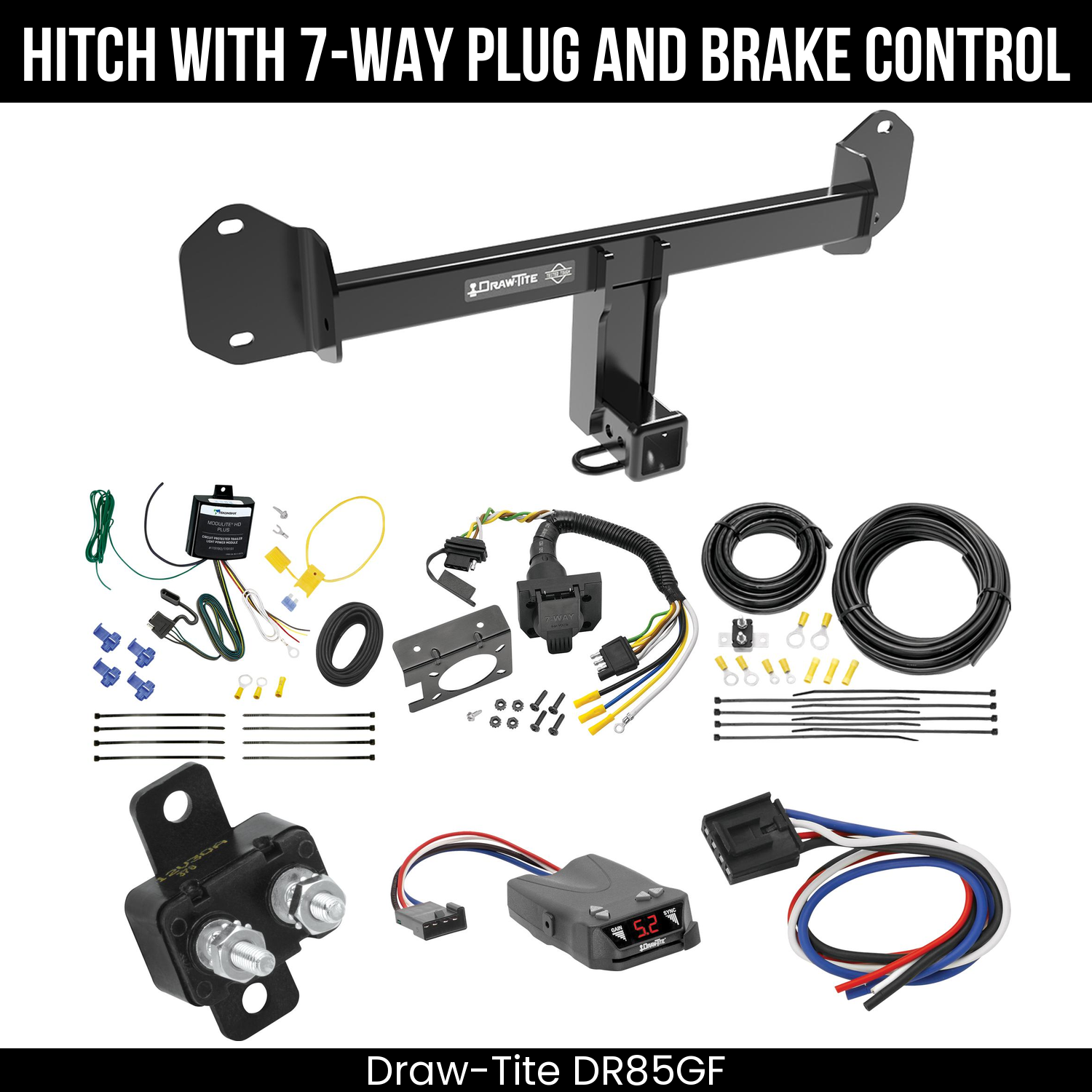 Trailer Hitch , 7-Way , Draw-Tite Activator IV Brake Control