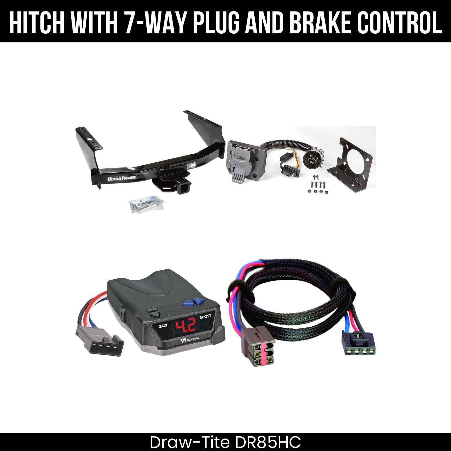 Trailer Hitch , 7-Way , Tekonsha Brake EVN Control