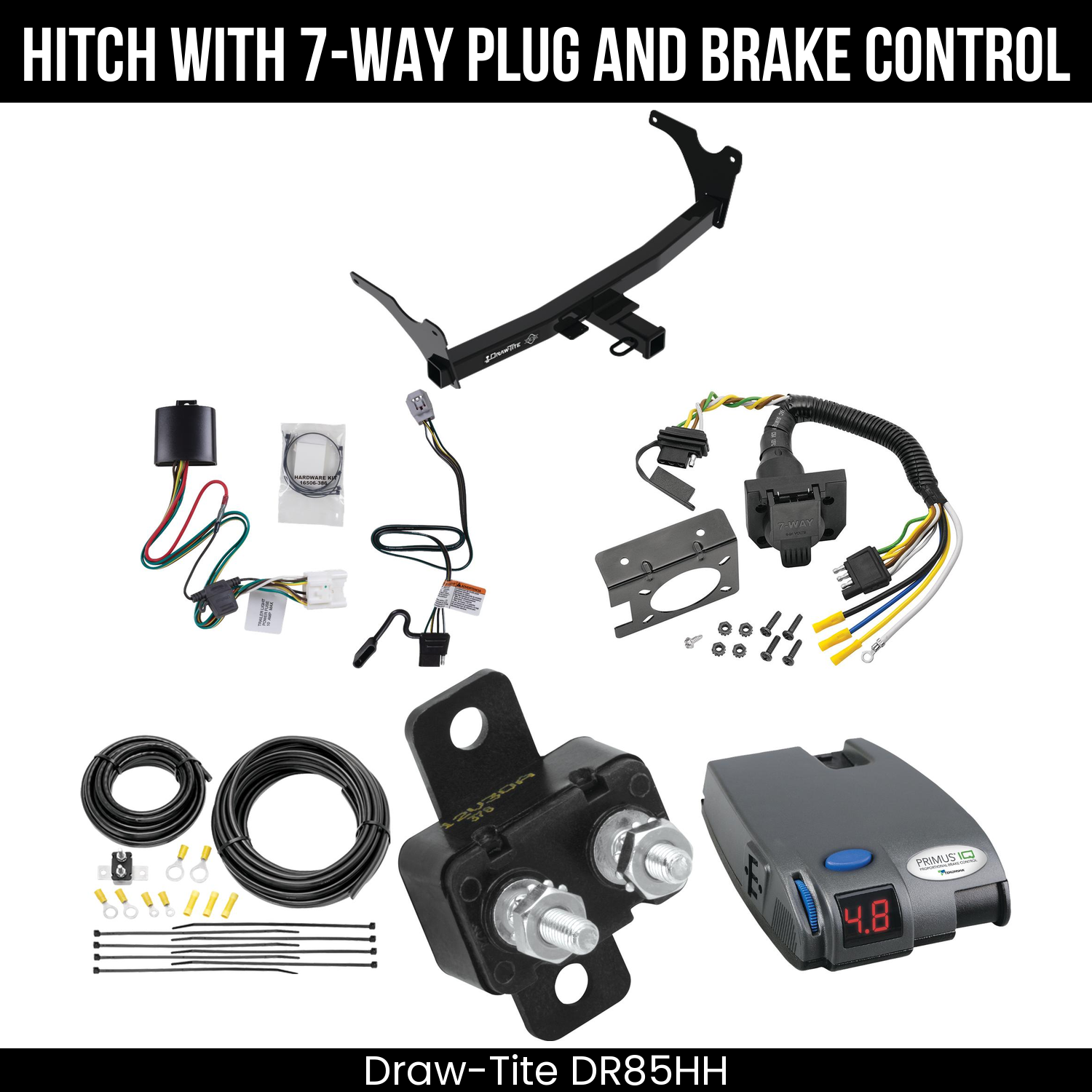 Trailer Hitch , 7-Way , Tekonsha Primus IQ Brake Control