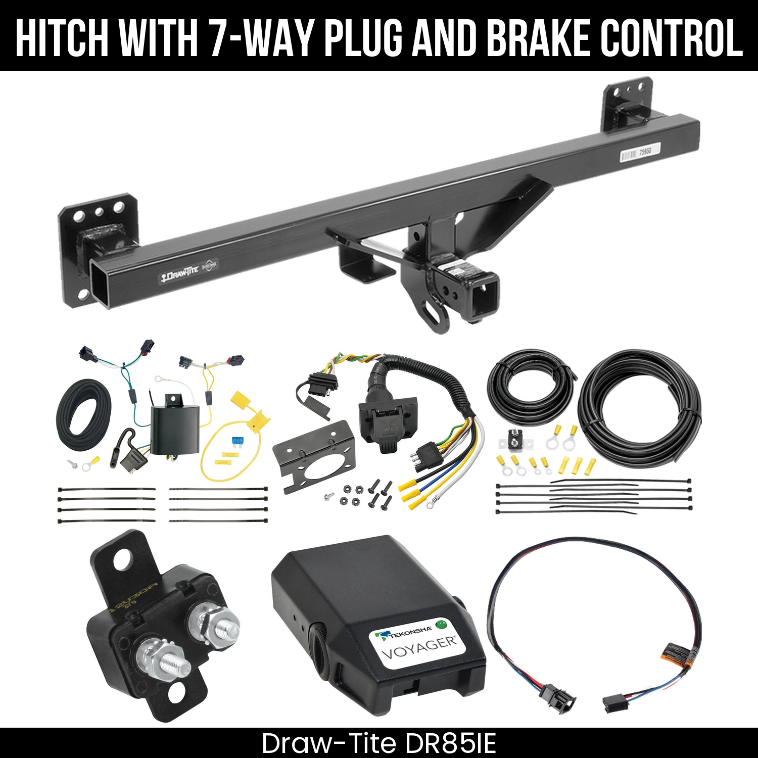 Trailer Hitch , 7-Way , Tekonsha Voyager Brake Control