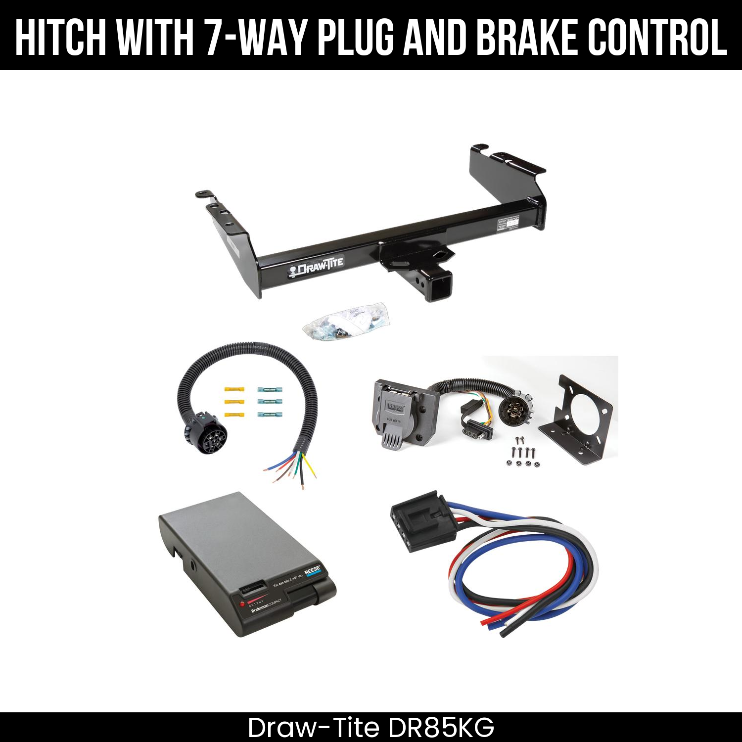 Trailer Hitch , 7-Way , Reese Brakeman Brake Control