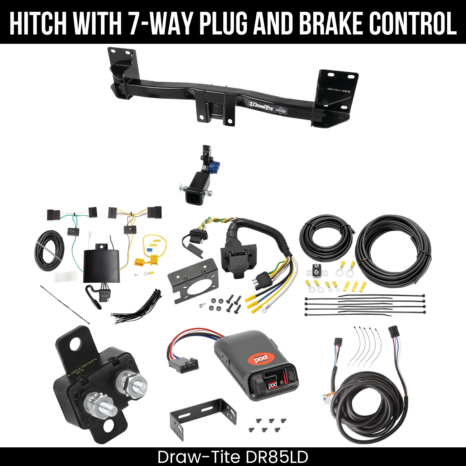 Trailer Hitch , 7-Way , Pro Series POD Brake Control