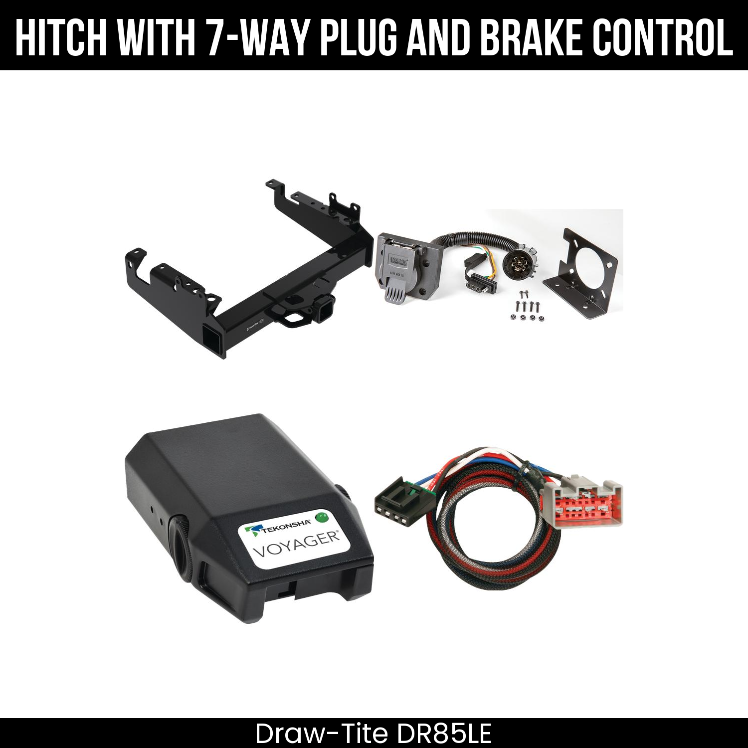 Trailer Hitch , 7-Way , Tekonsha Voyager Brake Control