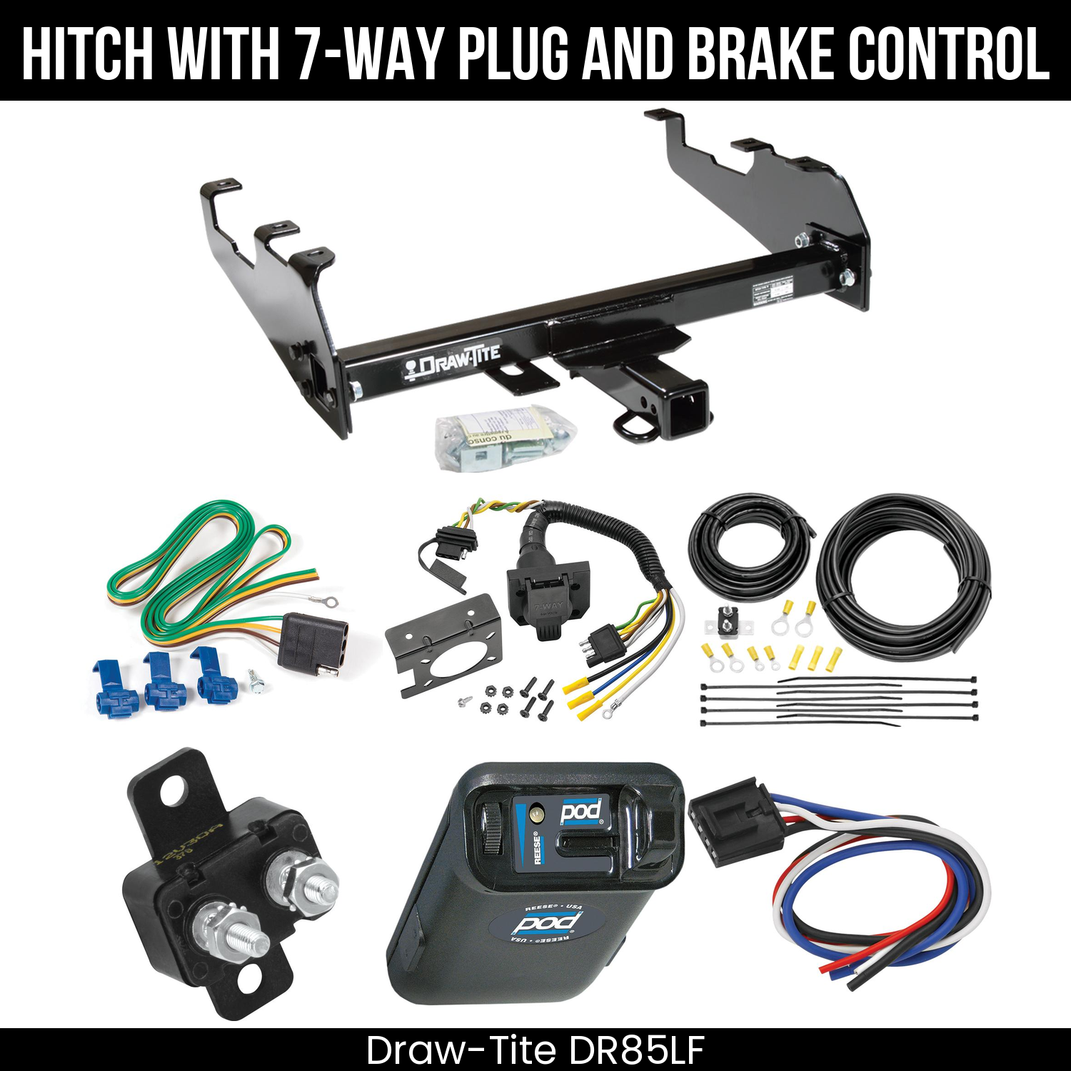 Trailer Hitch , 7-Way , Reese POD Brake Control