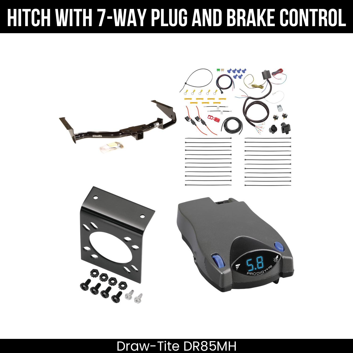Trailer Hitch , 7-Way , Tekonsha Prodigy P2 Brake Control