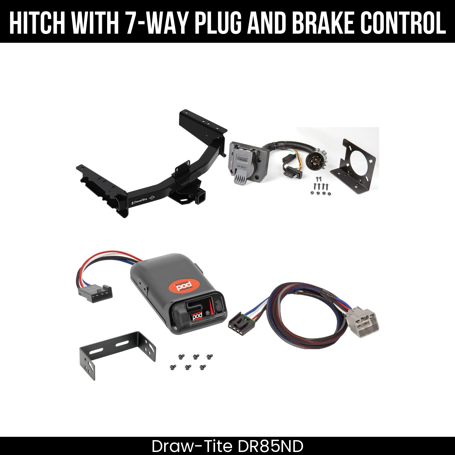 Trailer Hitch , 7-Way , Pro Series POD Brake Control