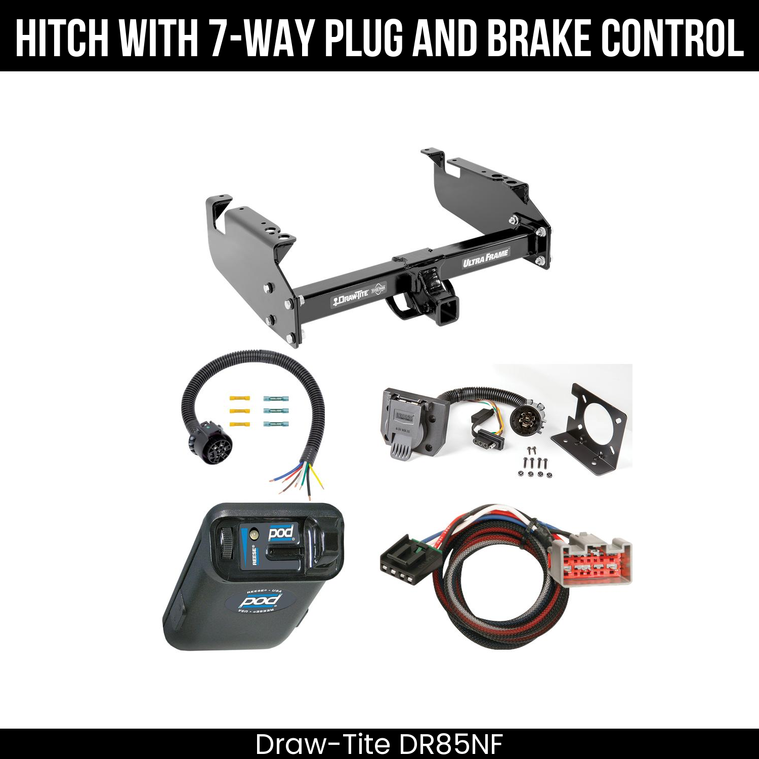 Trailer Hitch , 7-Way , Reese POD Brake Control