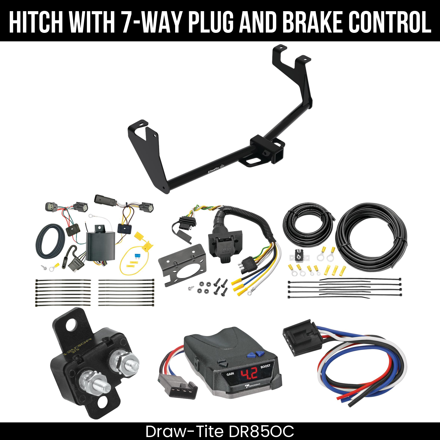 Trailer Hitch , 7-Way , Tekonsha Brake EVN Control