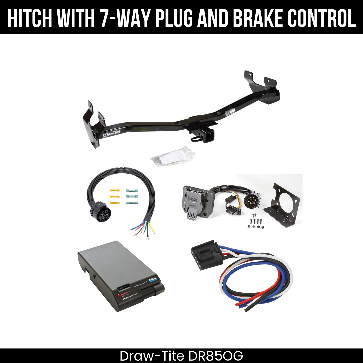 Trailer Hitch , 7-Way , Reese Brakeman Brake Control