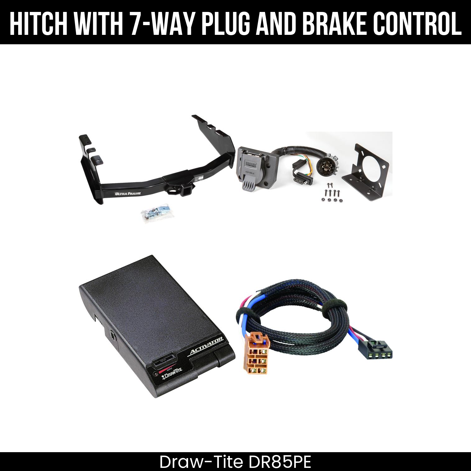 Trailer Hitch , 7-Way , Draw-Tite Activator Brake Control
