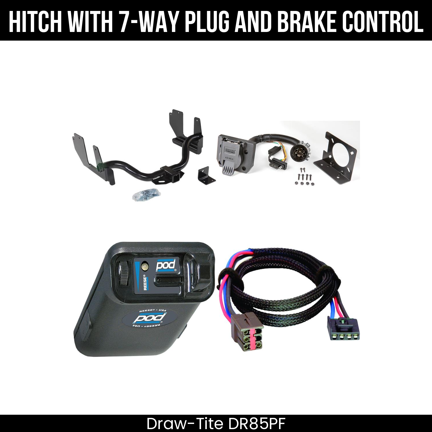 Trailer Hitch , 7-Way , Reese POD Brake Control