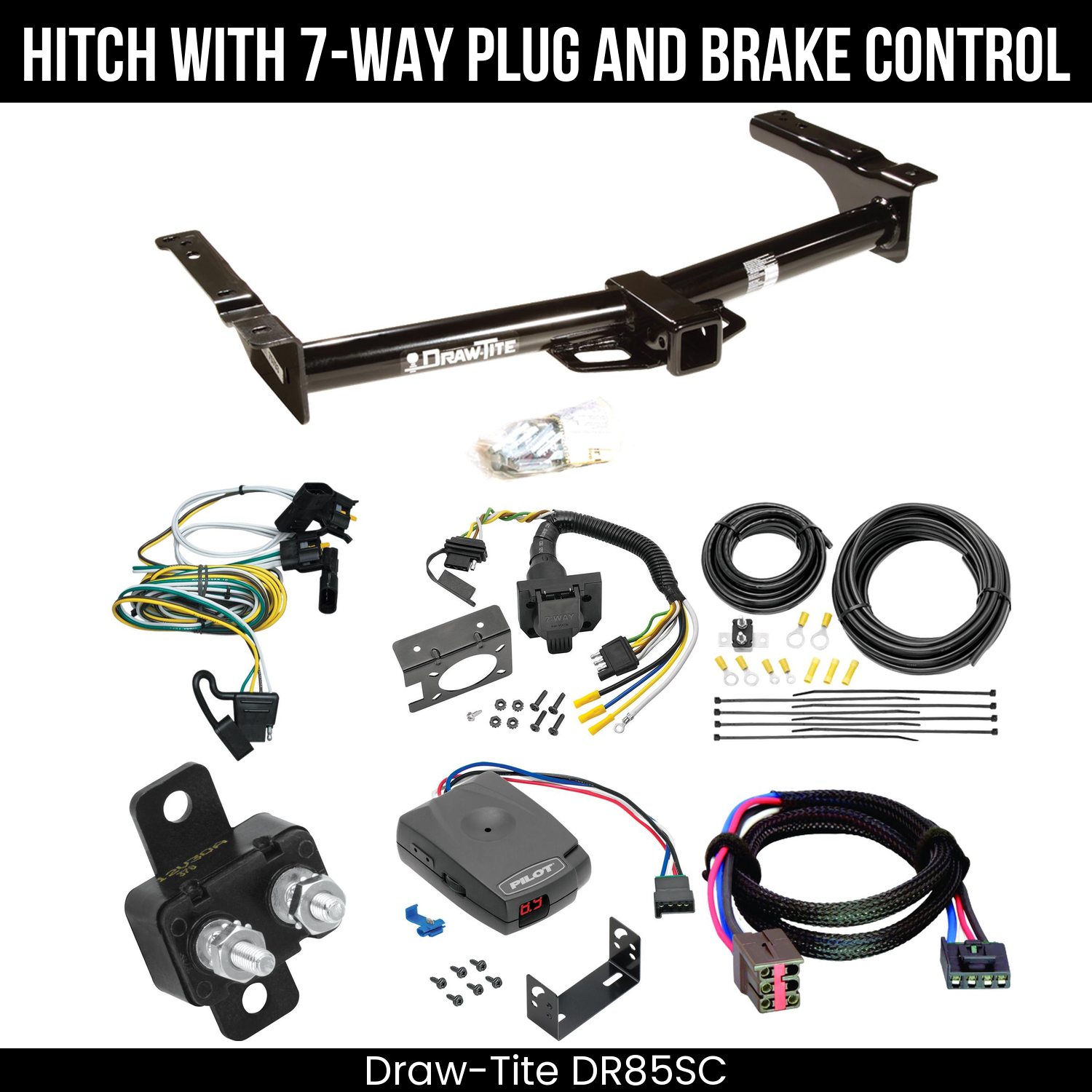 Trailer Hitch , 7-Way , Pro Series Pilot Brake Control