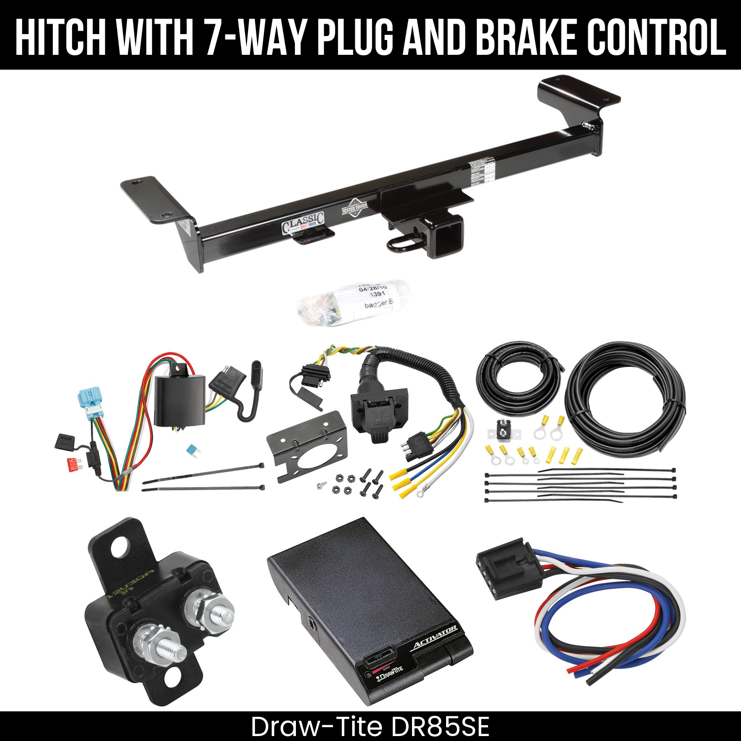 Trailer Hitch , 7-Way , Draw-Tite Activator Brake Control