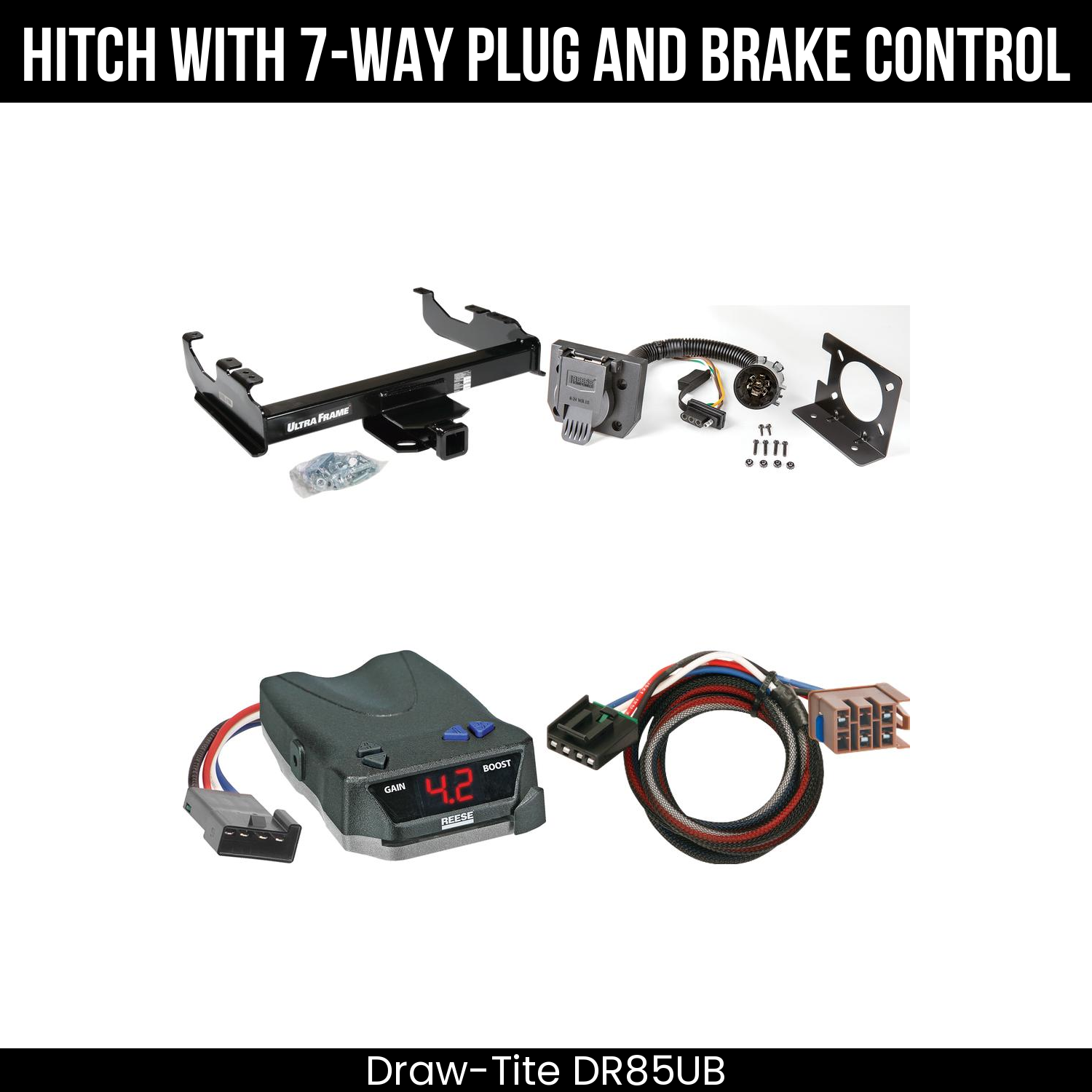 Trailer Hitch , 7-Way , Reese Brake EVN Control