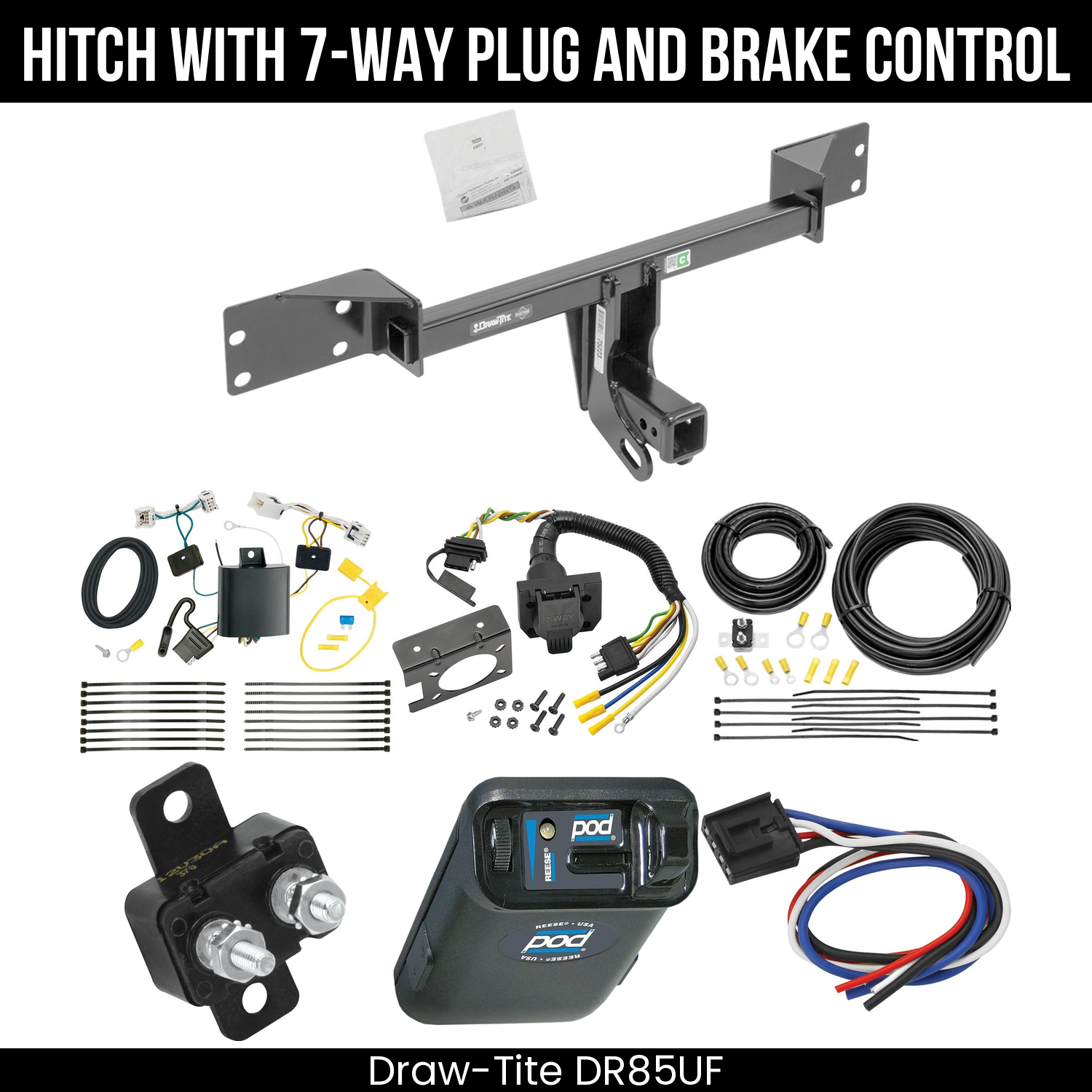 Trailer Hitch , 7-Way , Reese POD Brake Control