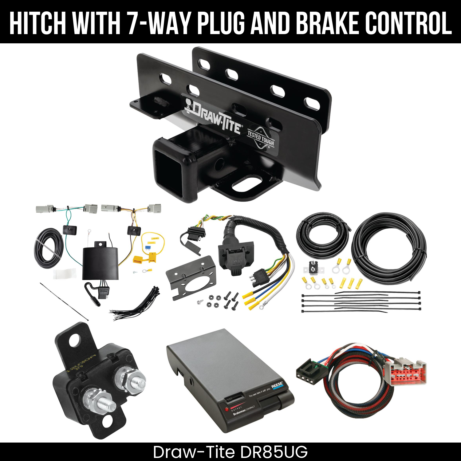 Trailer Hitch , 7-Way , Reese Brakeman Brake Control