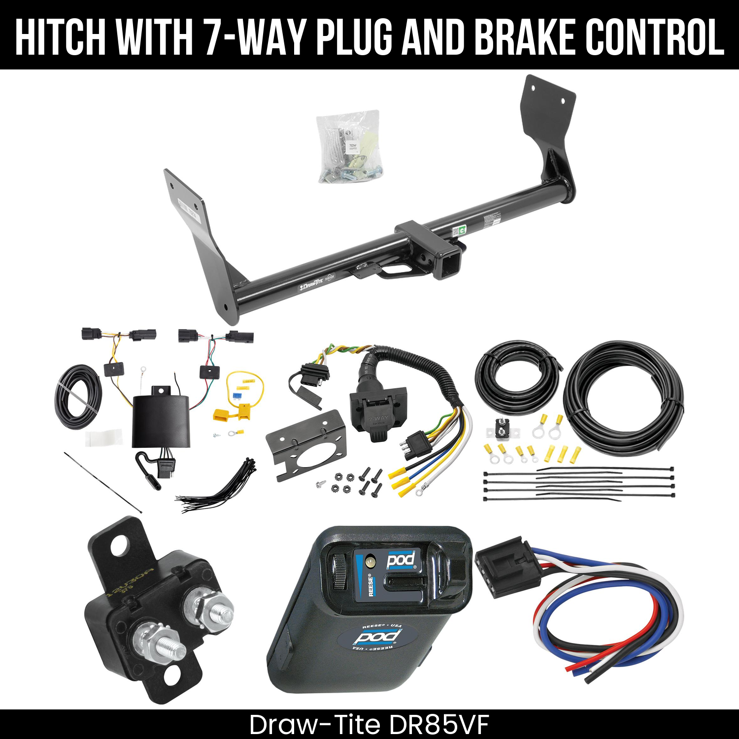 Trailer Hitch , 7-Way , Reese POD Brake Control