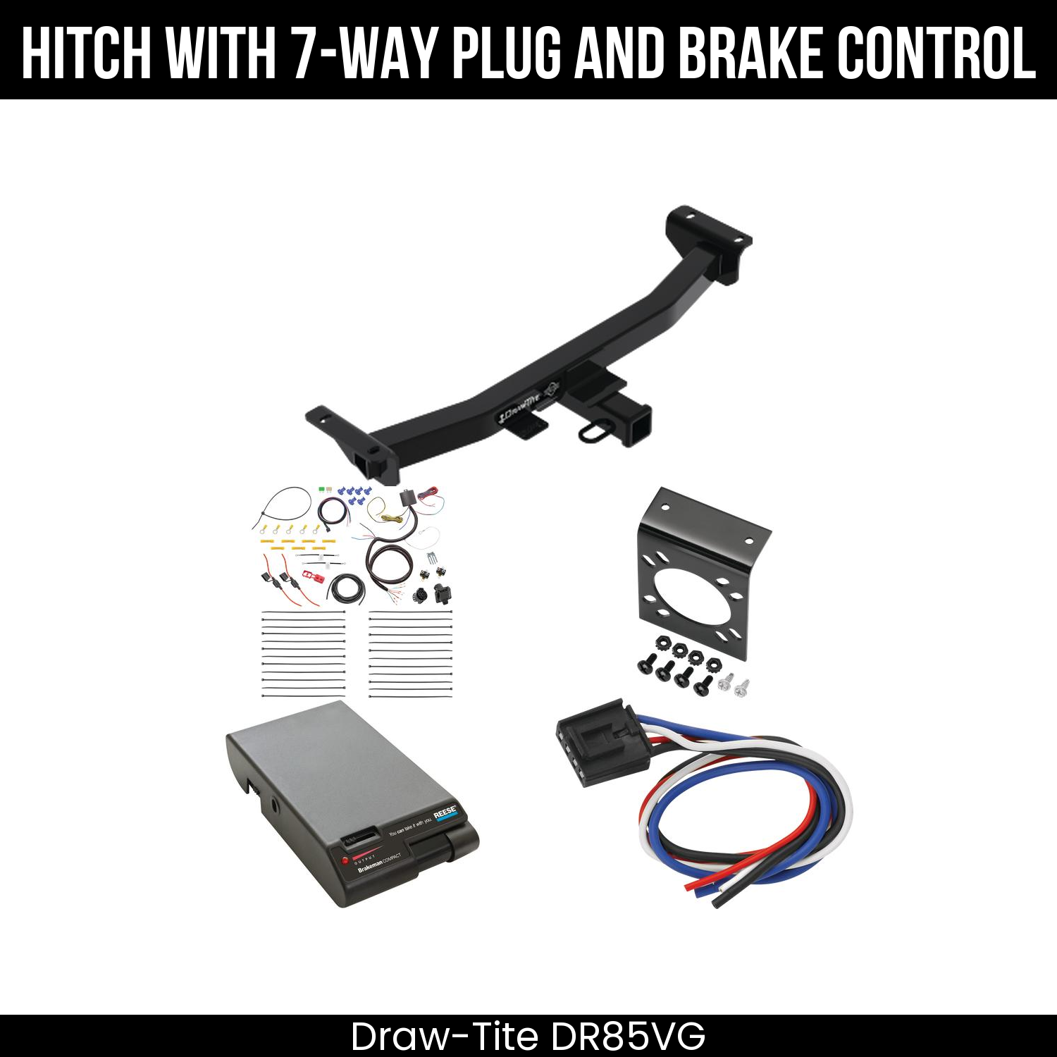 Trailer Hitch , 7-Way , Reese Brakeman Brake Control