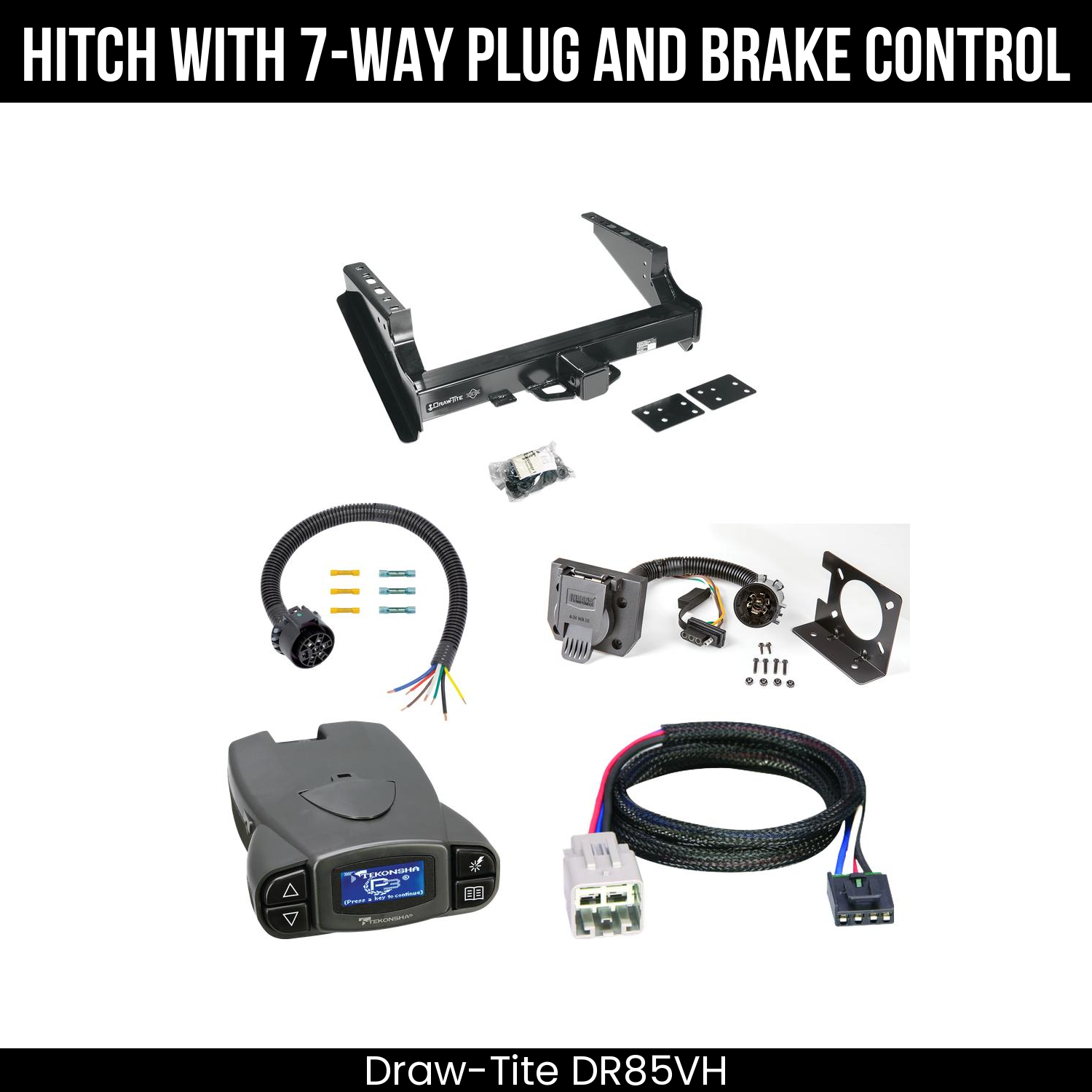 Trailer Hitch , 7-Way , Tekonsha Prodigy P3 Brake Control