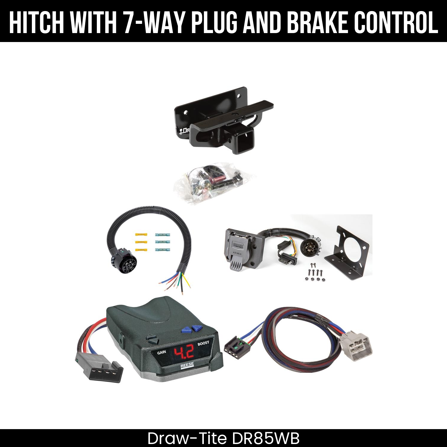 Trailer Hitch , 7-Way , Reese Brake EVN Control