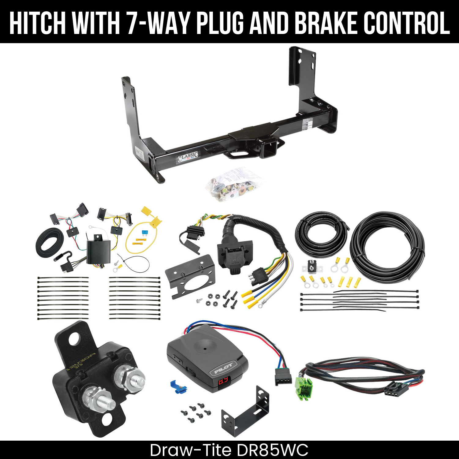 Trailer Hitch , 7-Way , Pro Series Pilot Brake Control