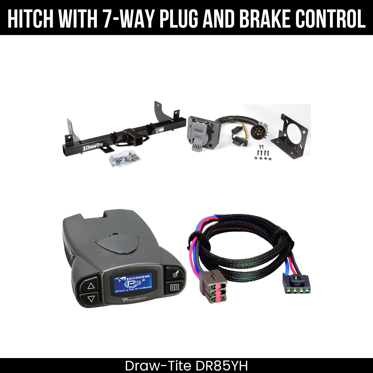 Trailer Hitch , 7-Way , Tekonsha Prodigy P3 Brake Control