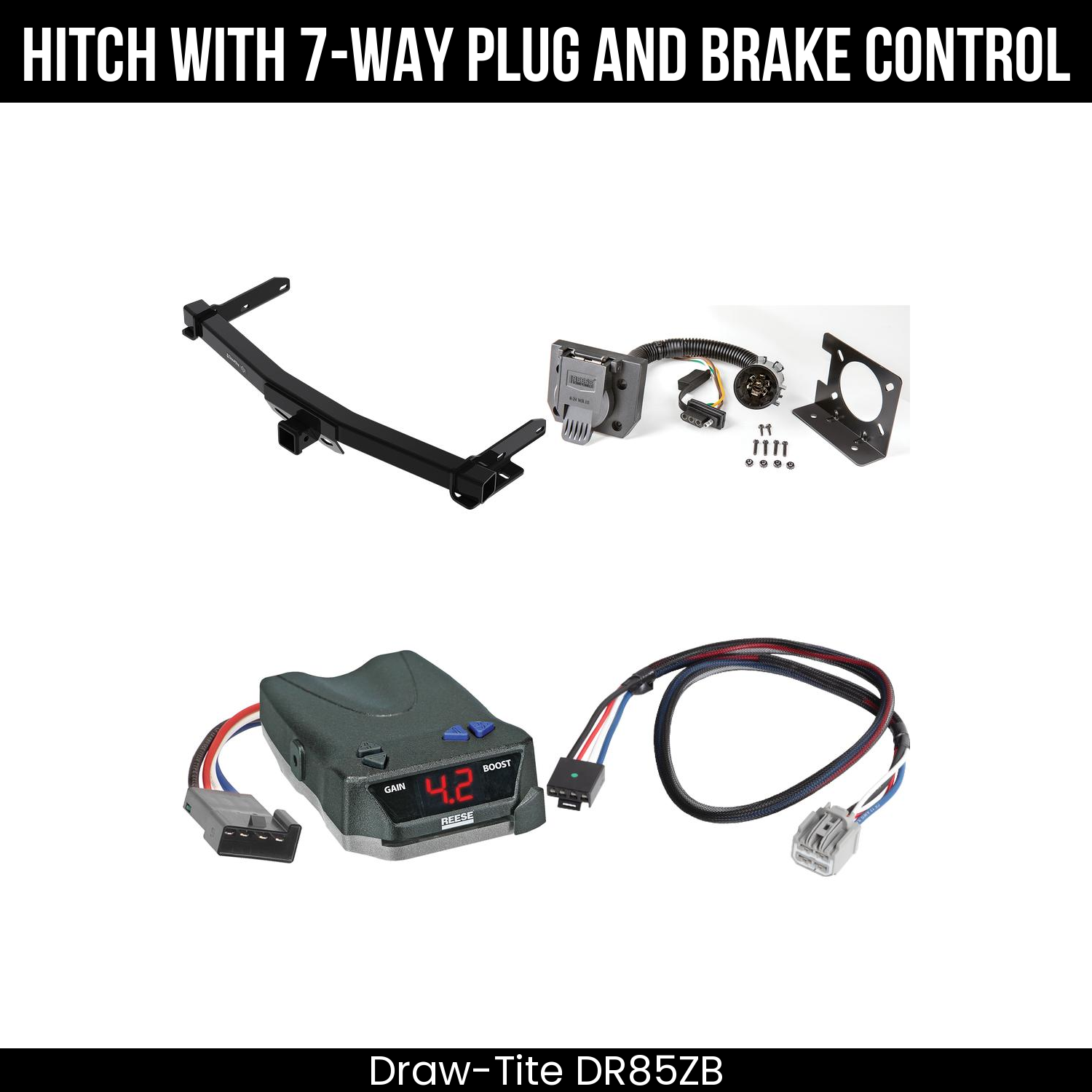 Trailer Hitch , 7-Way , Reese Brake EVN Control