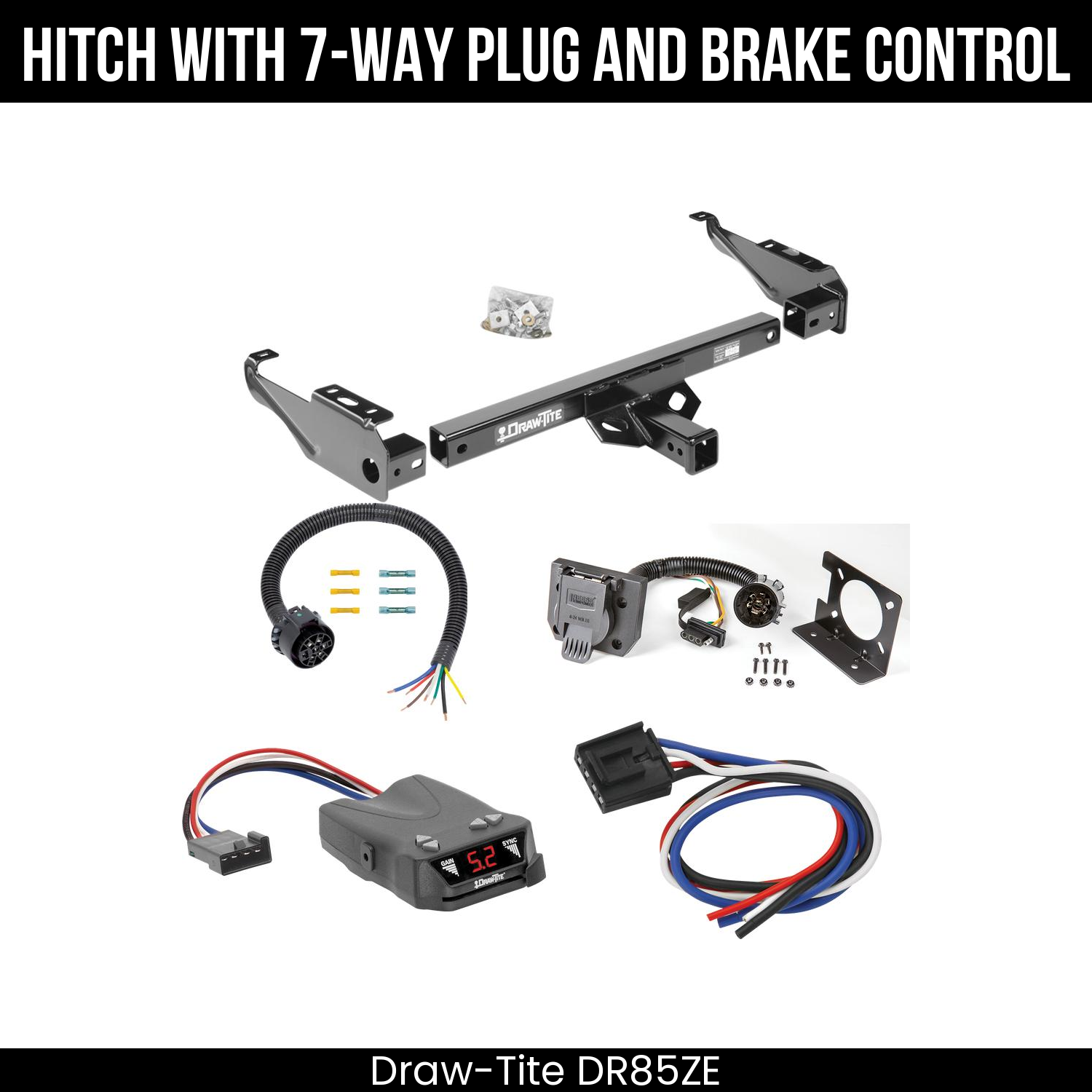 Trailer Hitch , 7-Way , Draw-Tite Activator IV Brake Control