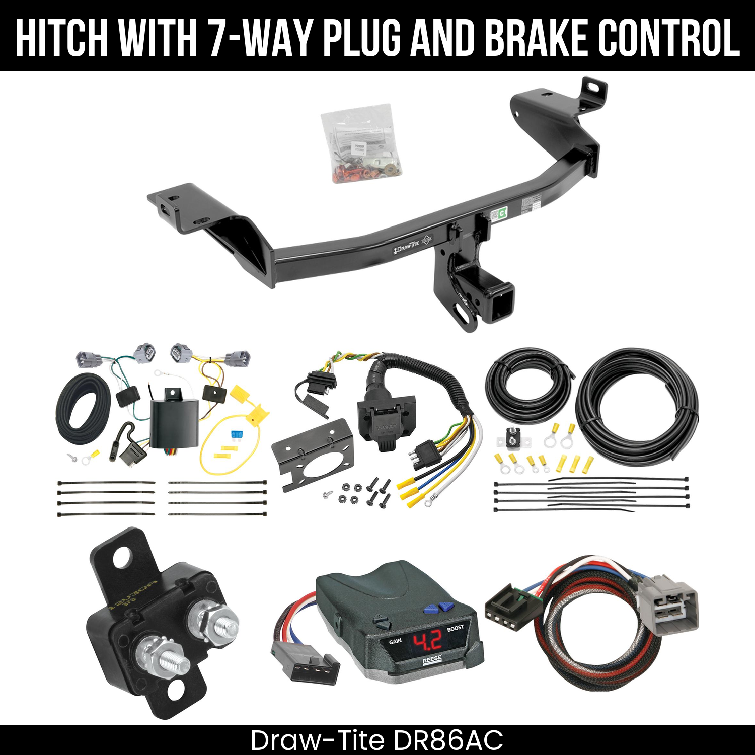 Trailer Hitch , 7-Way , Reese Brake EVN Control