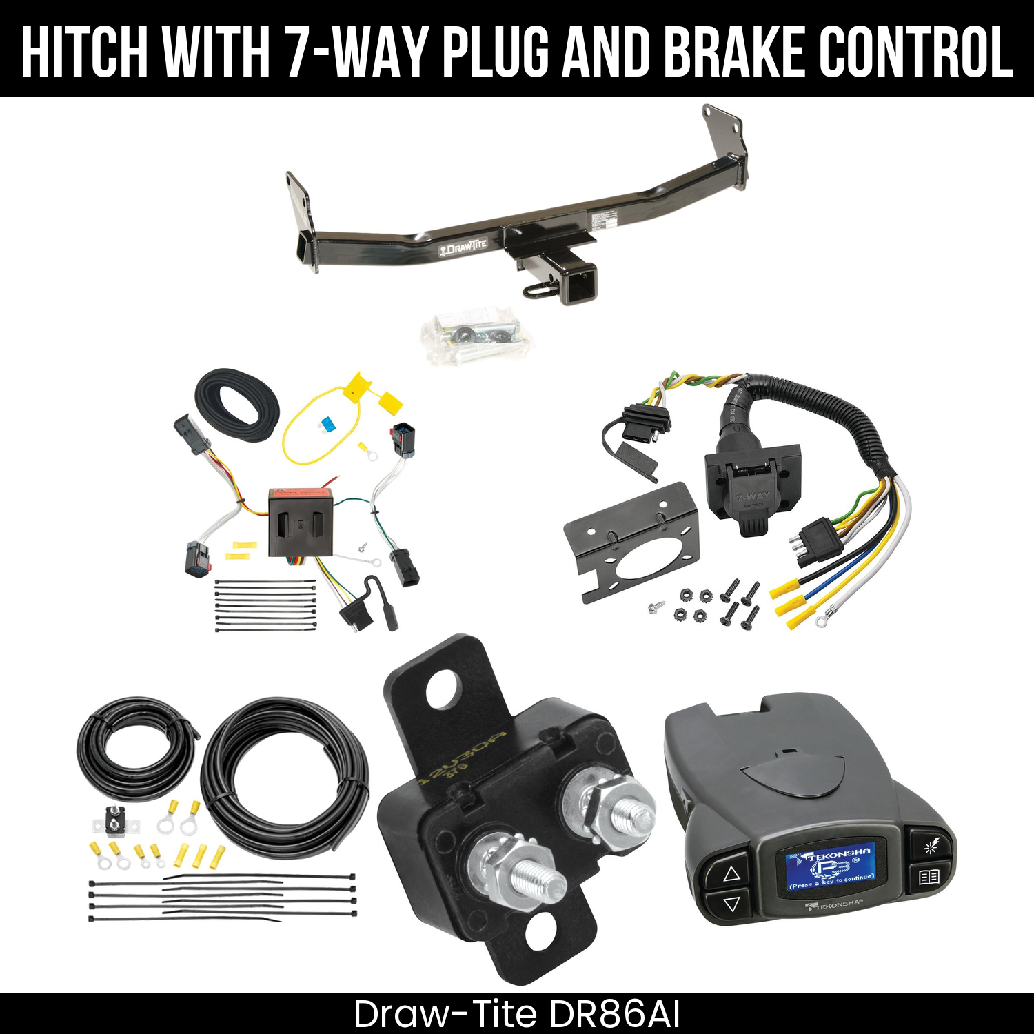 Trailer Hitch , 7-Way , Tekonsha Prodigy P3 Brake Control
