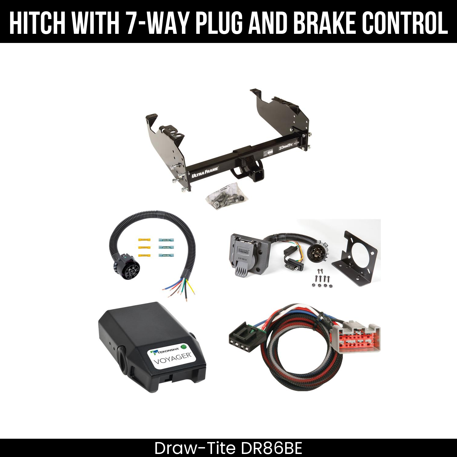 Trailer Hitch , 7-Way , Tekonsha Voyager Brake Control