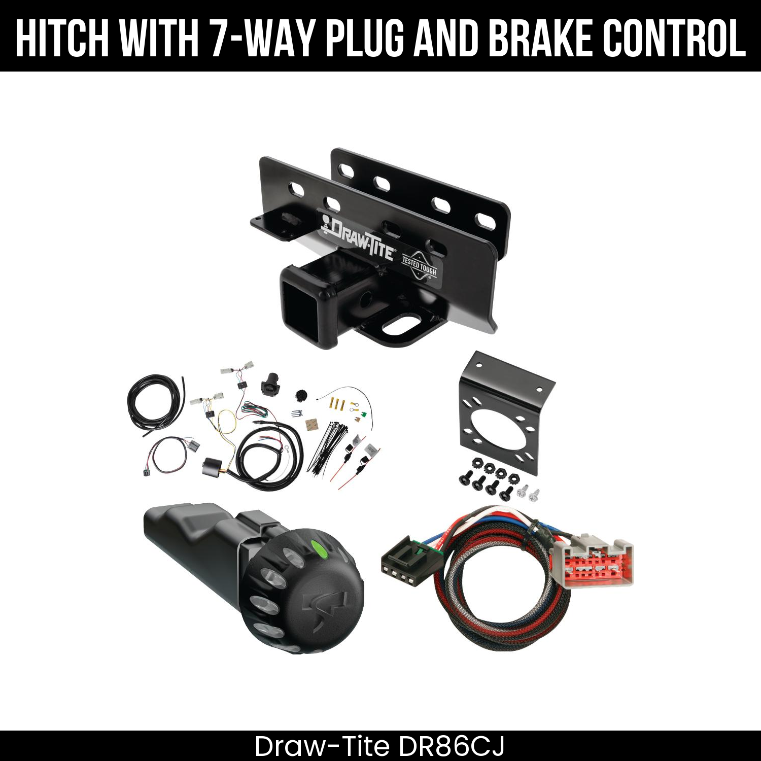 Trailer Hitch , 7-Way , Tekonsha Voyager iD Smart Brake Control