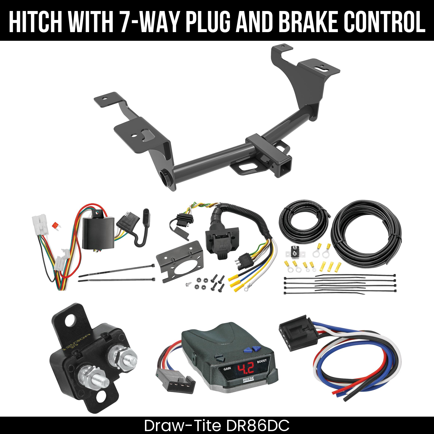 Trailer Hitch , 7-Way , Reese Brake EVN Control