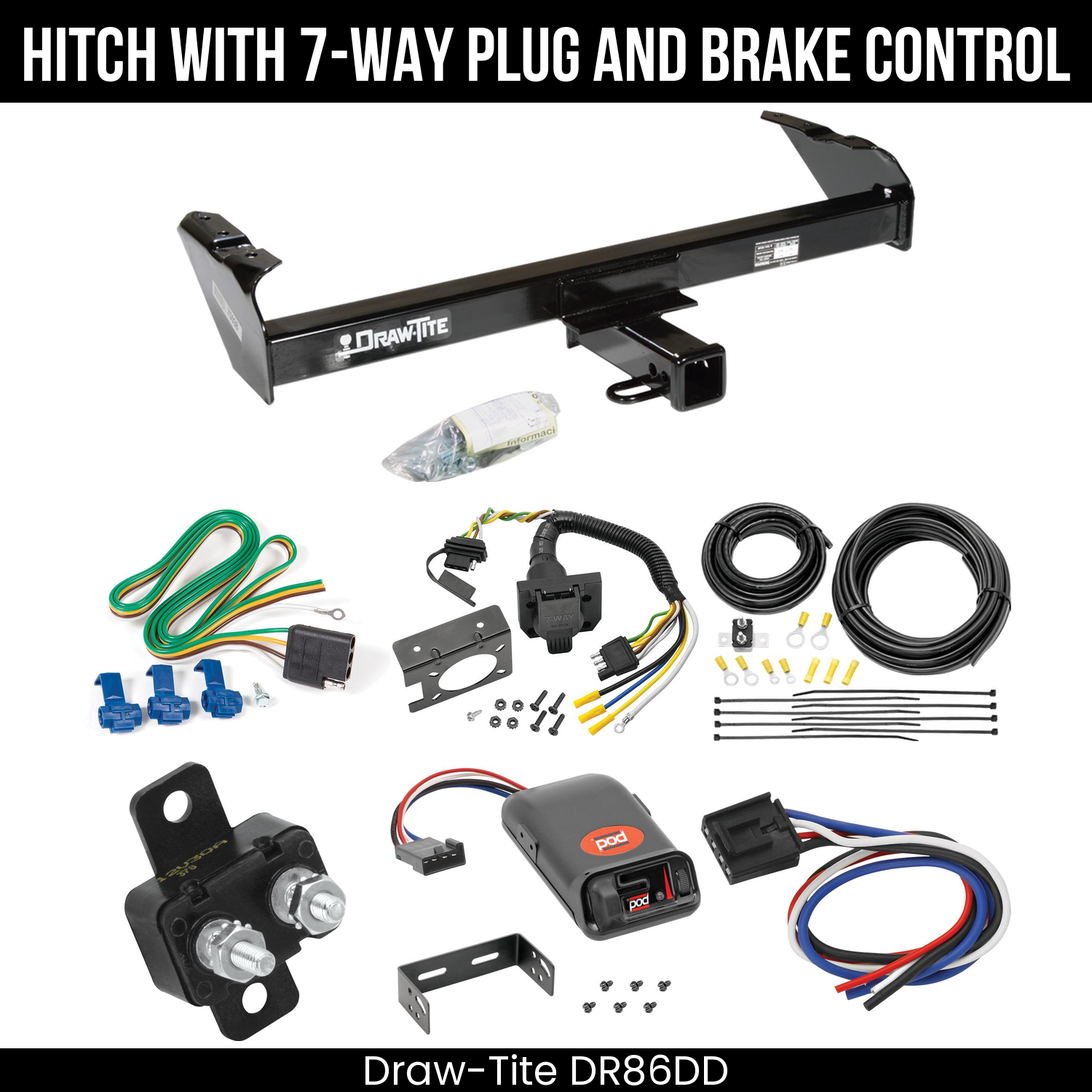 Trailer Hitch , 7-Way , Pro Series POD Brake Control