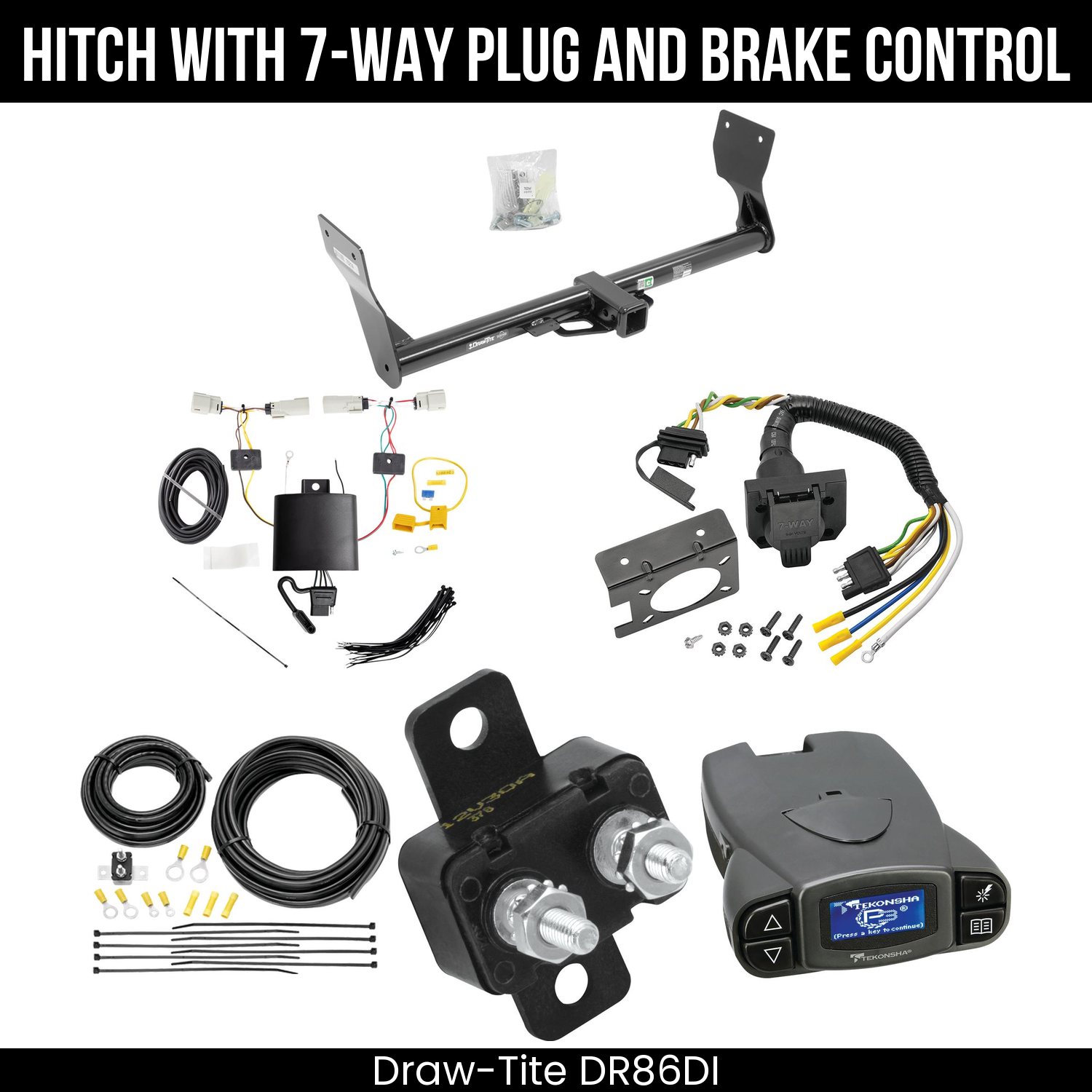 Trailer Hitch , 7-Way , Tekonsha Prodigy P3 Brake Control