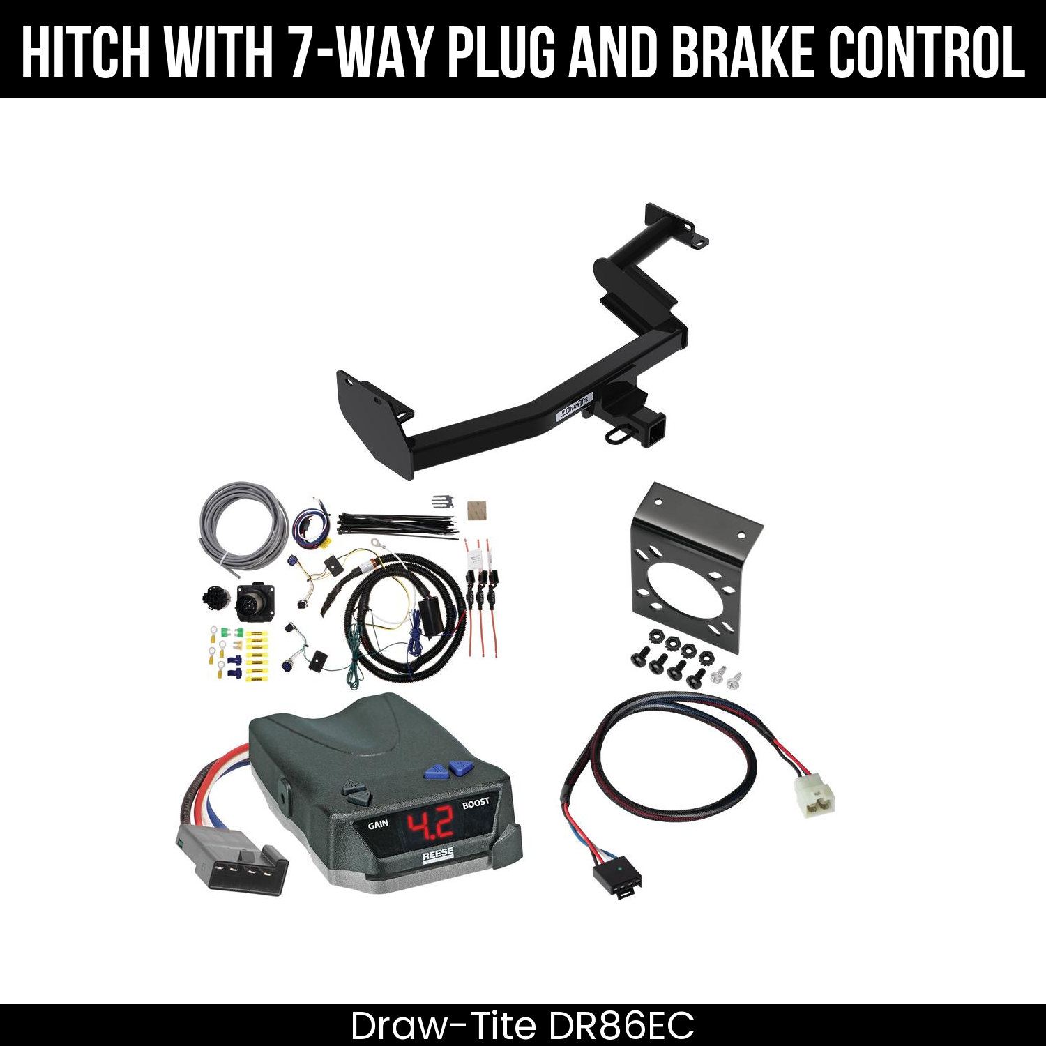 Trailer Hitch , 7-Way , Reese Brake EVN Control
