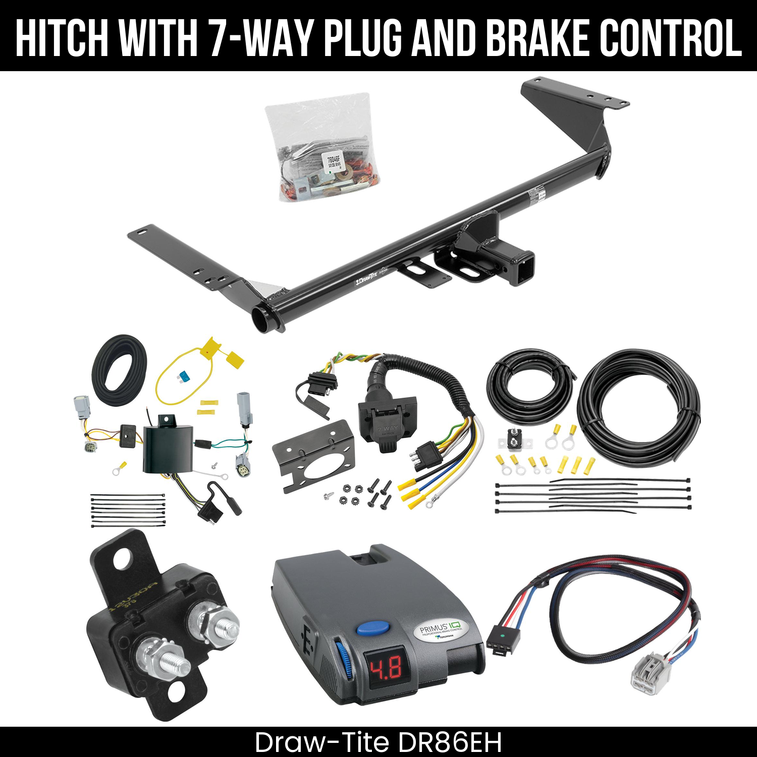Trailer Hitch , 7-Way , Tekonsha Primus IQ Brake Control