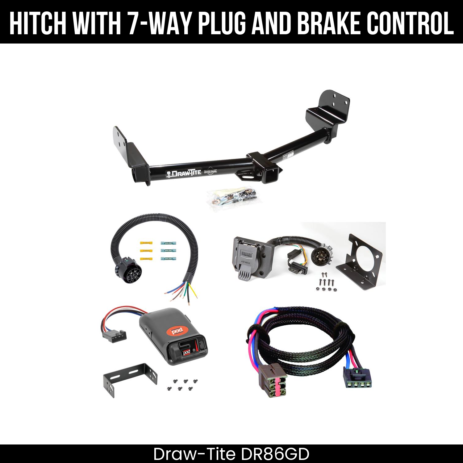 Trailer Hitch , 7-Way , Pro Series POD Brake Control