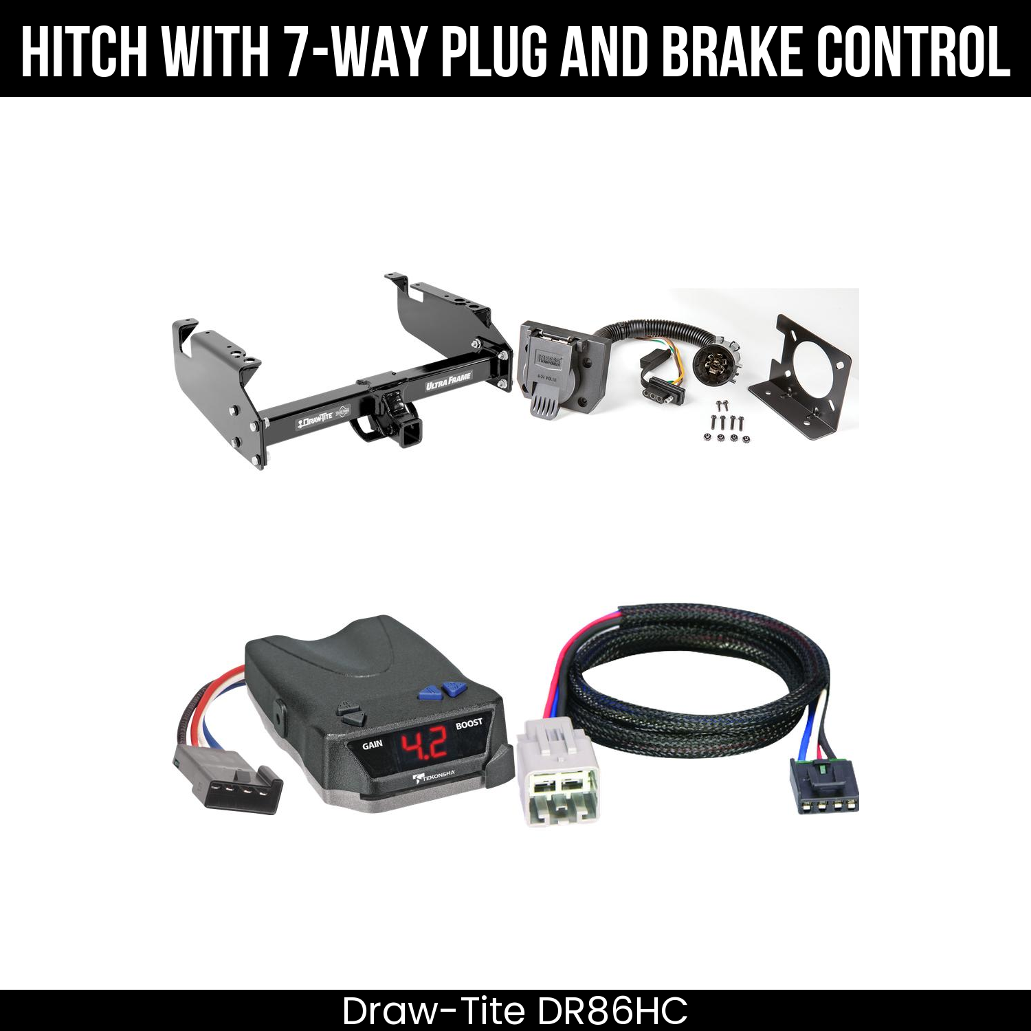 Trailer Hitch , 7-Way , Tekonsha Brake EVN Control