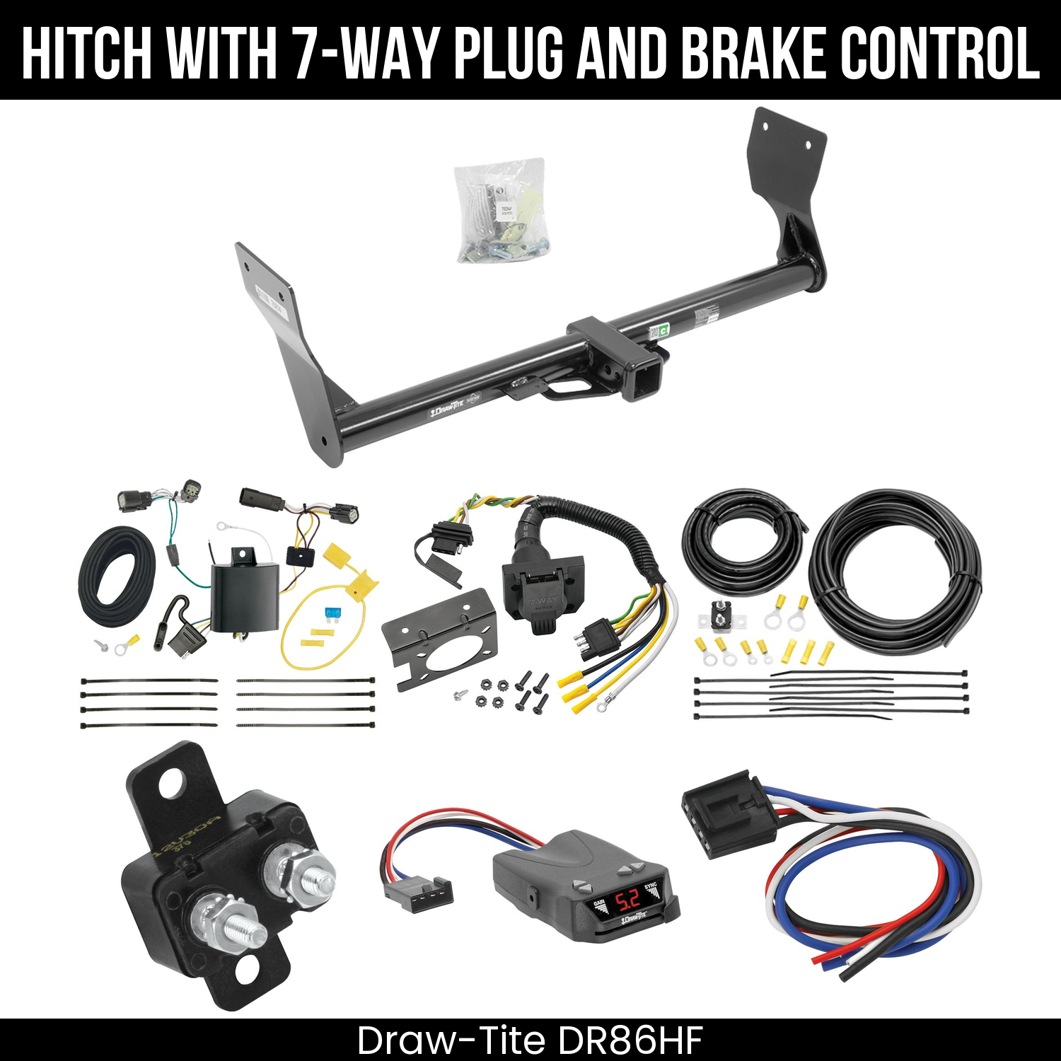 Trailer Hitch , 7-Way , Draw-Tite Activator IV Brake Control