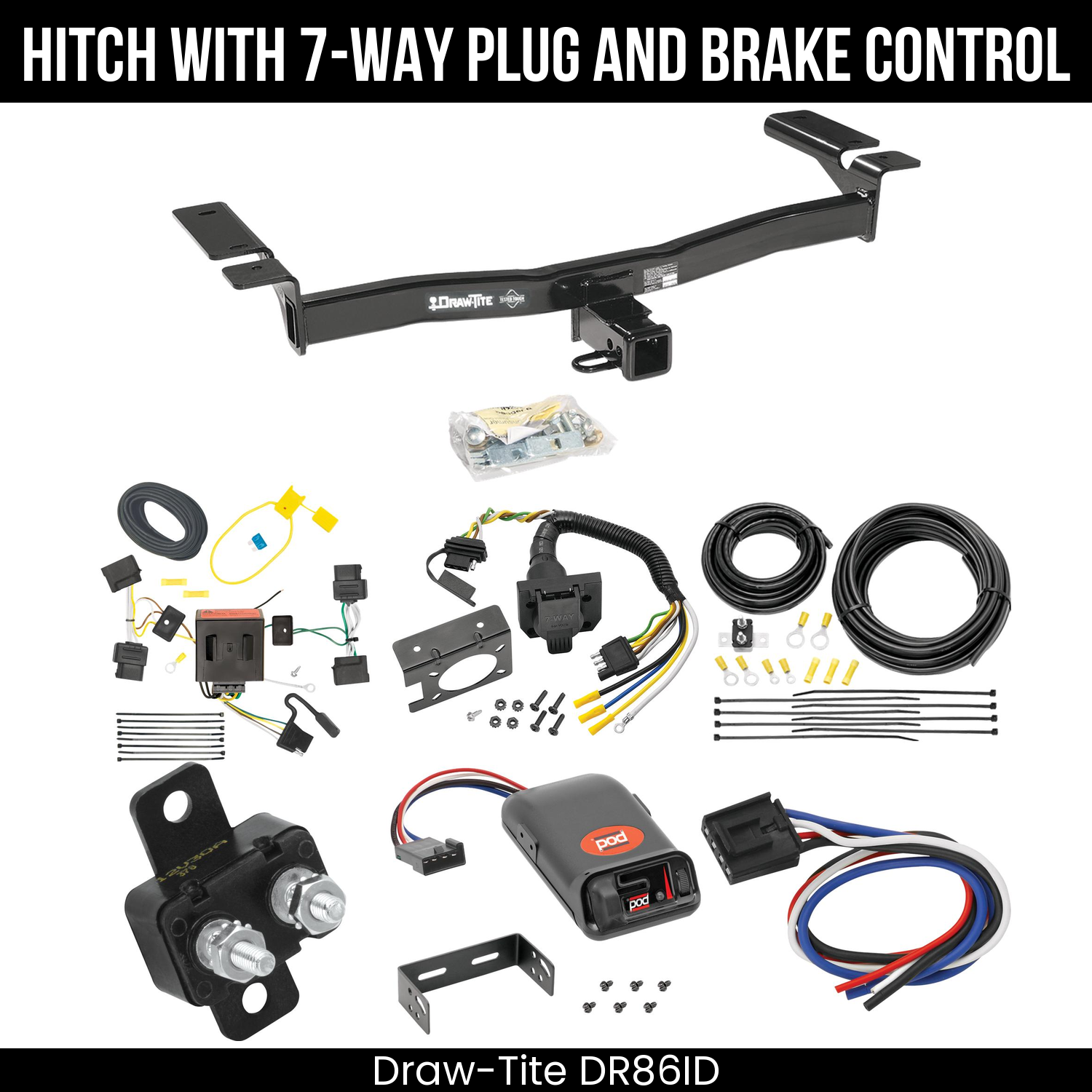 Trailer Hitch , 7-Way , Pro Series POD Brake Control
