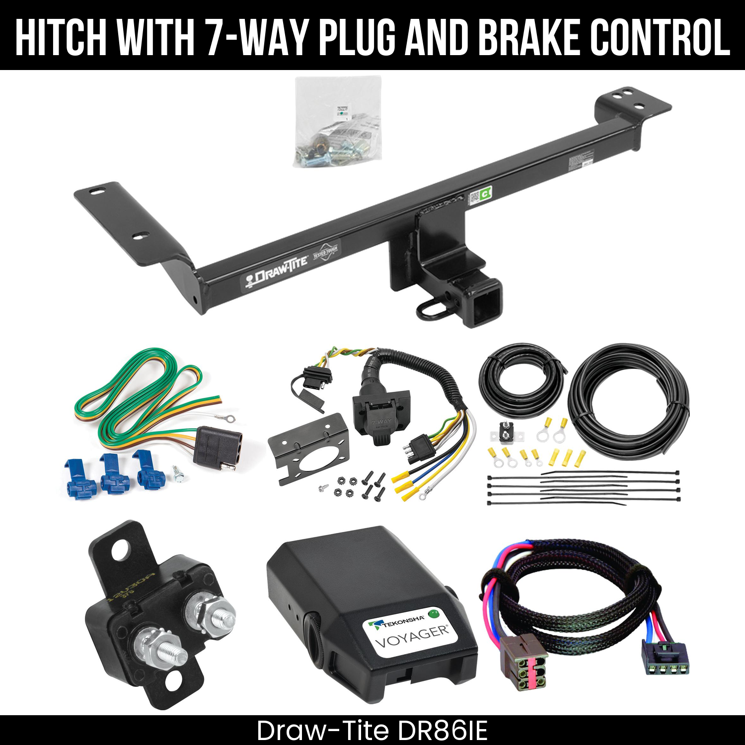 Trailer Hitch , 7-Way , Tekonsha Voyager Brake Control