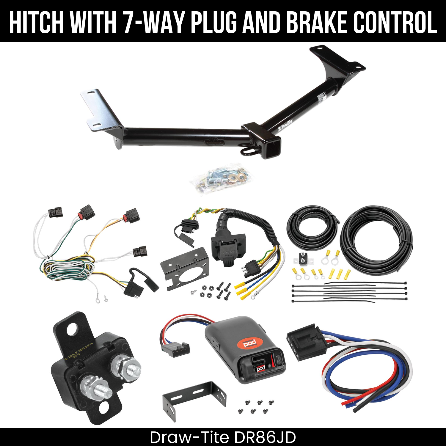 Trailer Hitch , 7-Way , Pro Series POD Brake Control