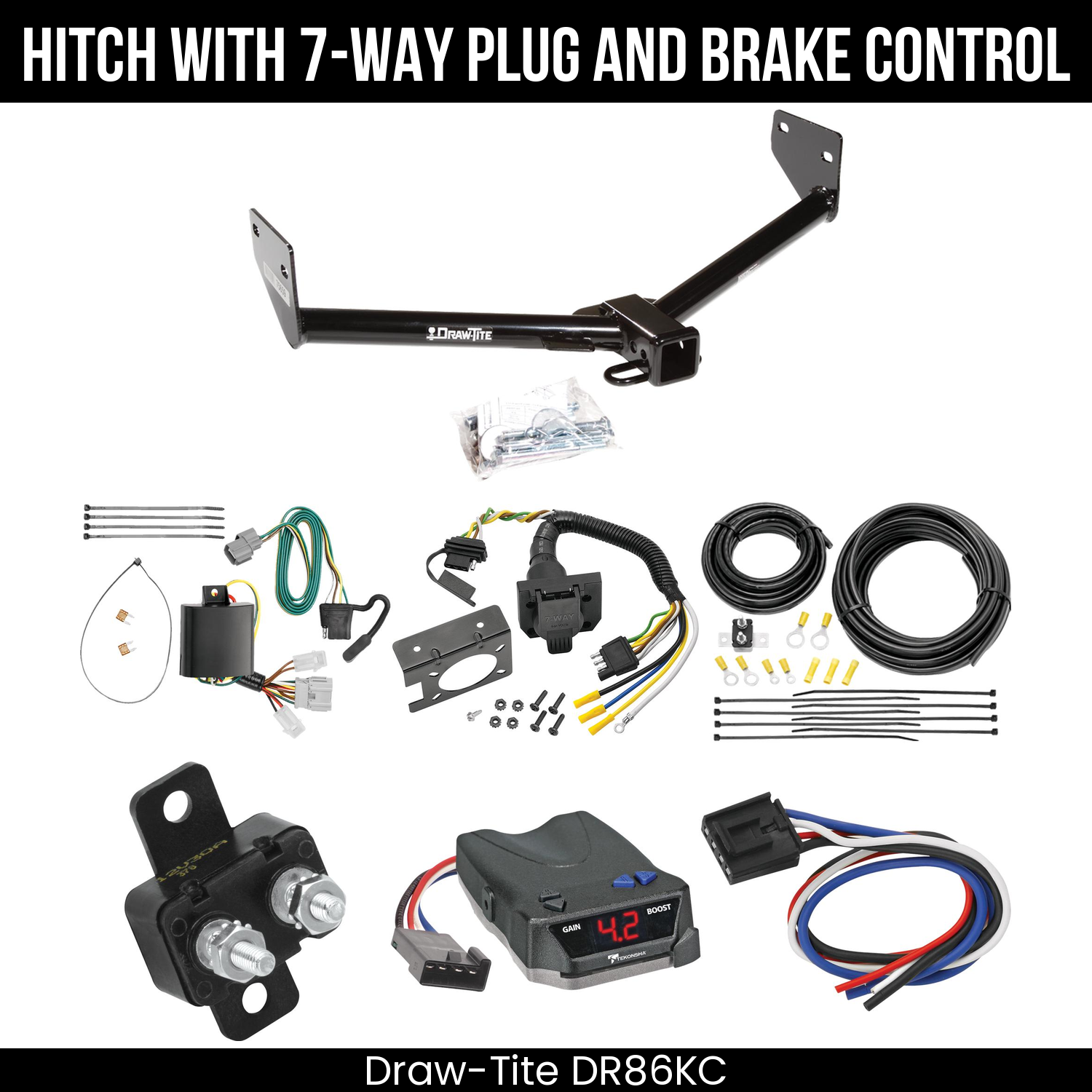 Trailer Hitch , 7-Way , Tekonsha Brake EVN Control