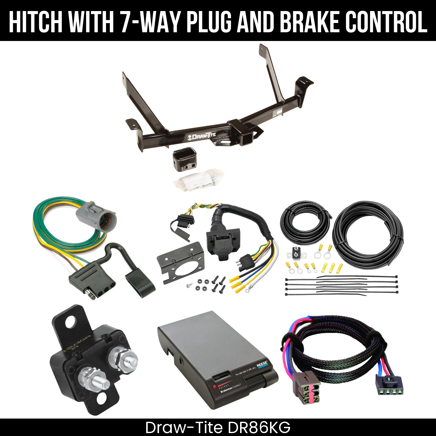 Trailer Hitch , 7-Way , Reese Brakeman Brake Control