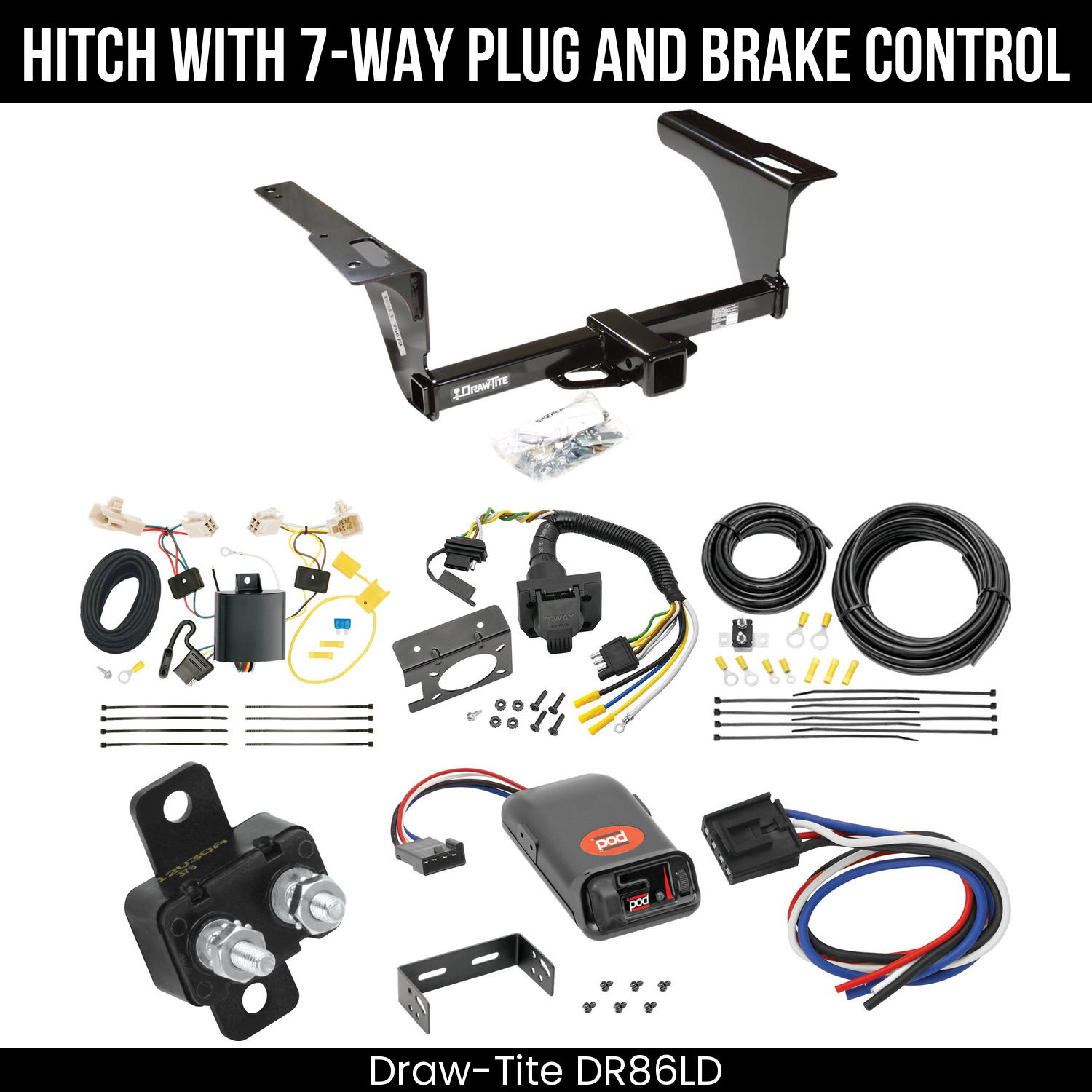 Trailer Hitch , 7-Way , Pro Series POD Brake Control